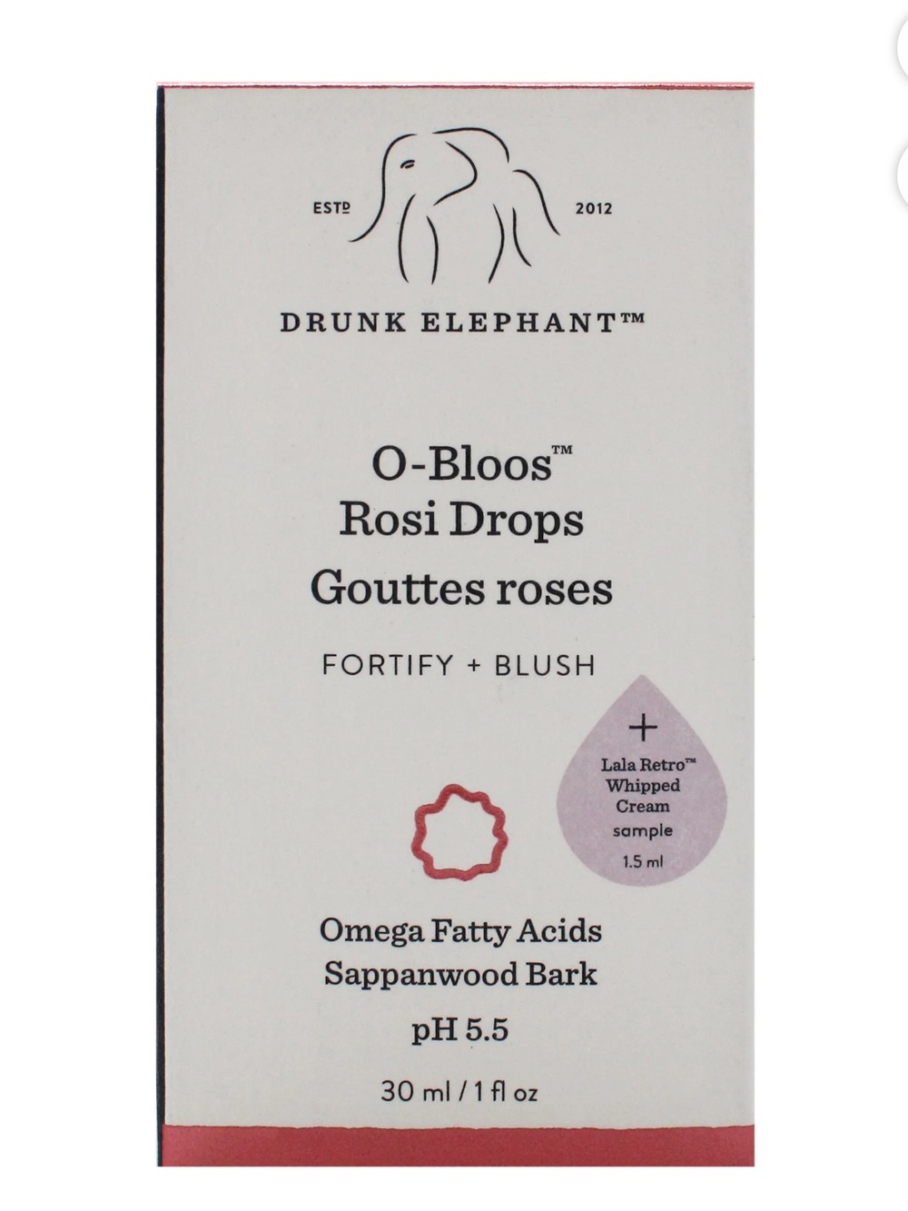 New Drunk Elephant O-Bloos Rosi Drops